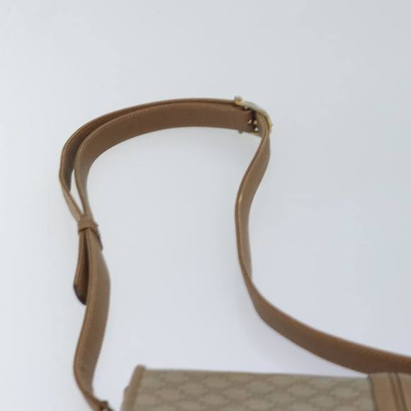 CELINE Macadam Canvas Shoulder Bag Beige Auth 82011 - Picture 8 of 16